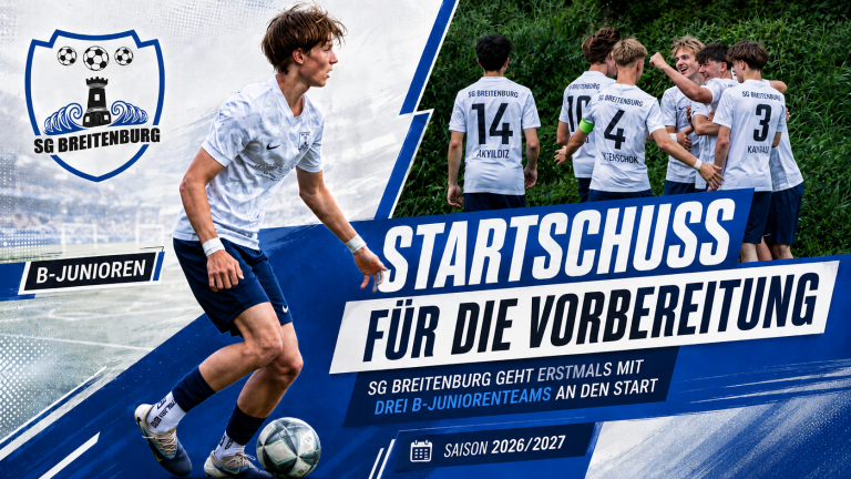 B-Junioren starten in die Vorbereitung – erstmals mit drei Teams