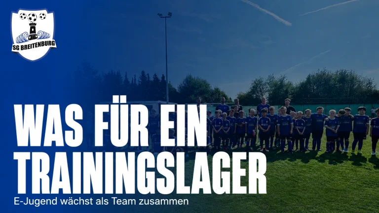 Ein tolles Wochenende: E-Jugend im Trainingslager