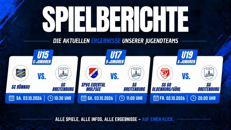 Spielberichte vom Wochenende: Viererpack in der U15 & Fünferpack in der U11